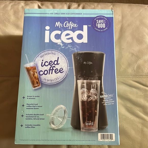 mr coffee Kitchen Mr Coffee Iced Single Serve Maker Poshmark